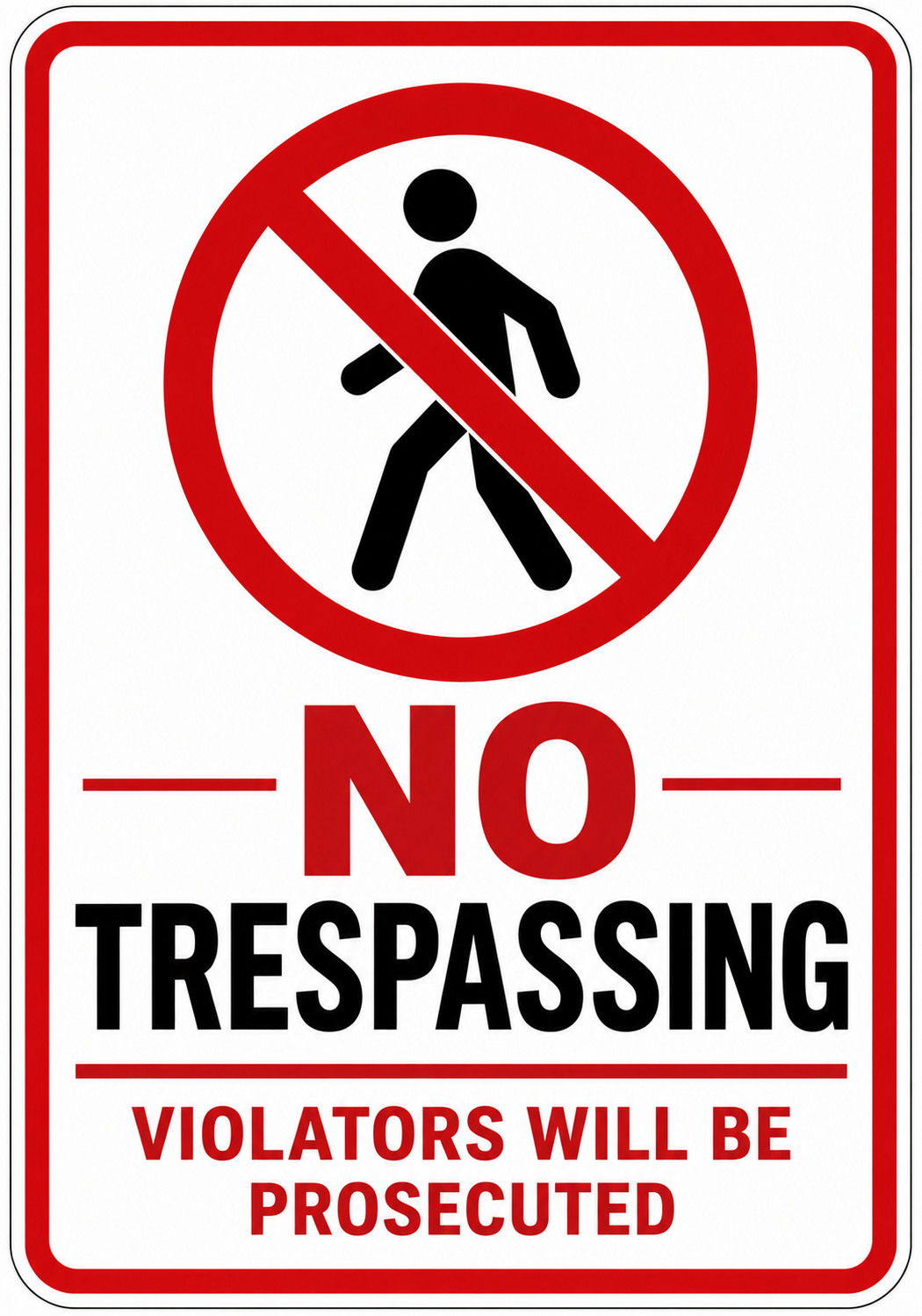 No Trespassing